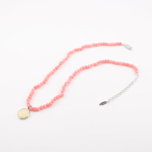 Coral Bead Choker