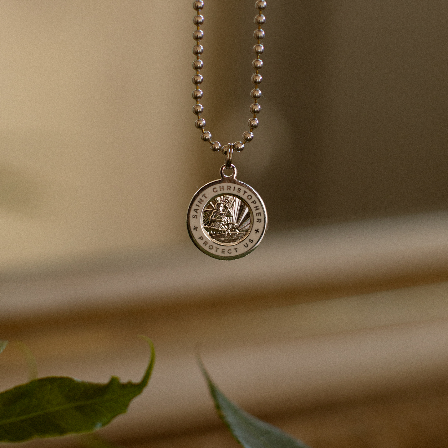 Silver Plated St. Christopher Medal